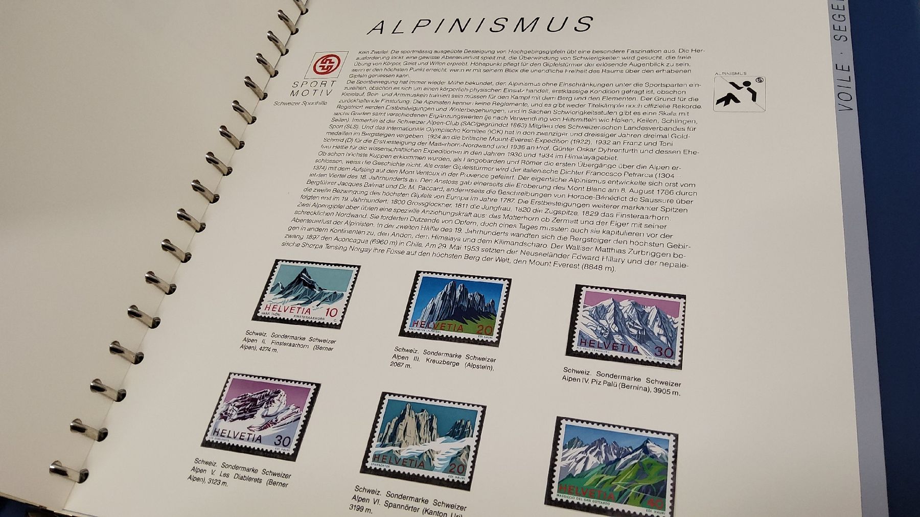 Tutti i francobolli: Schweizer Sporthilfe Briefmarkensammlung, komplett! – Usato da Herisau venduto da Nluanalucas 6