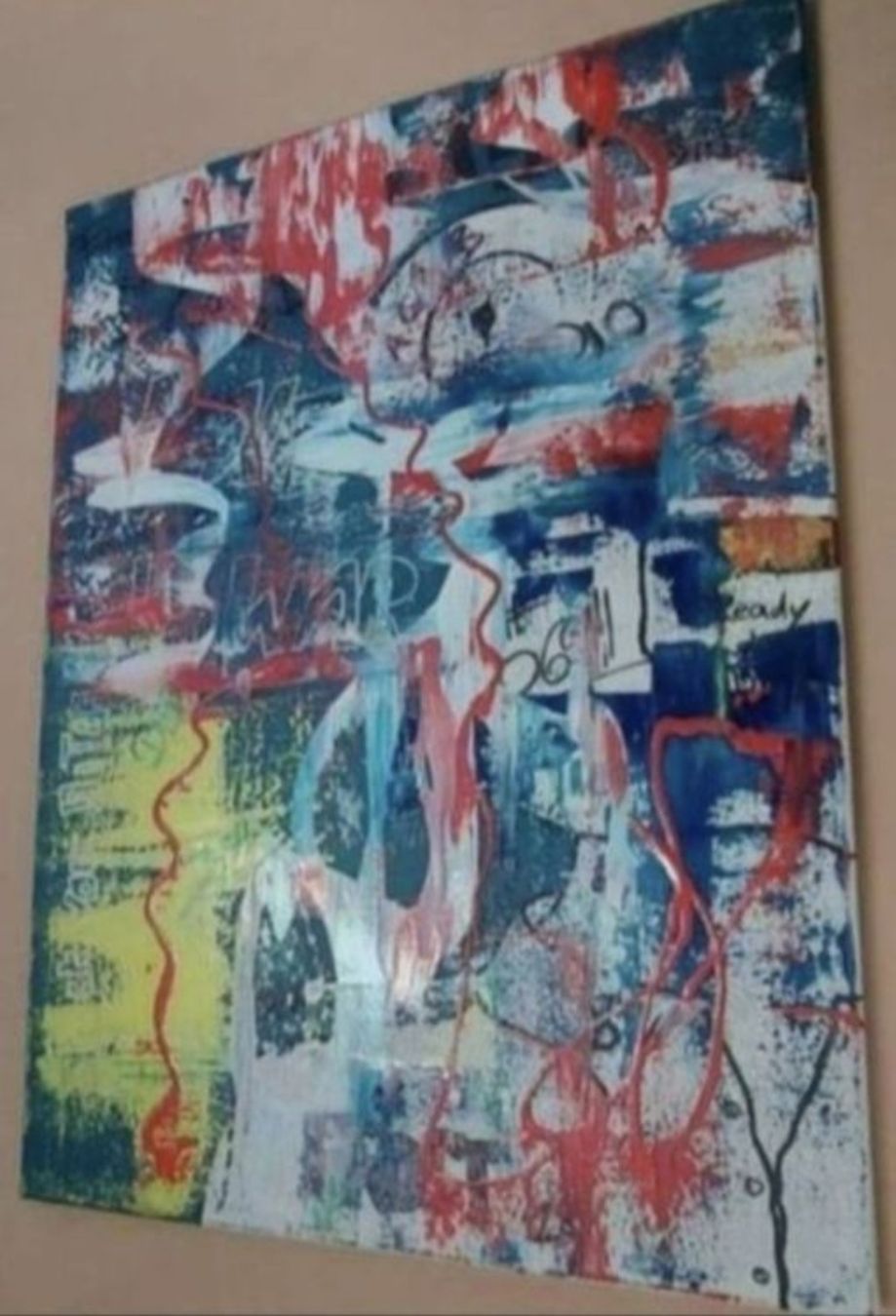 Dipinti: Gemälde " Farbenspiel" handmade 50×70 – Nuovo (secondo la descrizione) da Riehen venduto da Steinbock1970 2