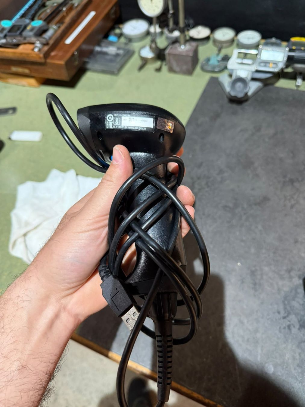 Scanner: Barcode Scanner CipherLab schwarz kabelgebunden gebraucht – Gebraucht aus Buchs AG von Werkstatt-Shop 1