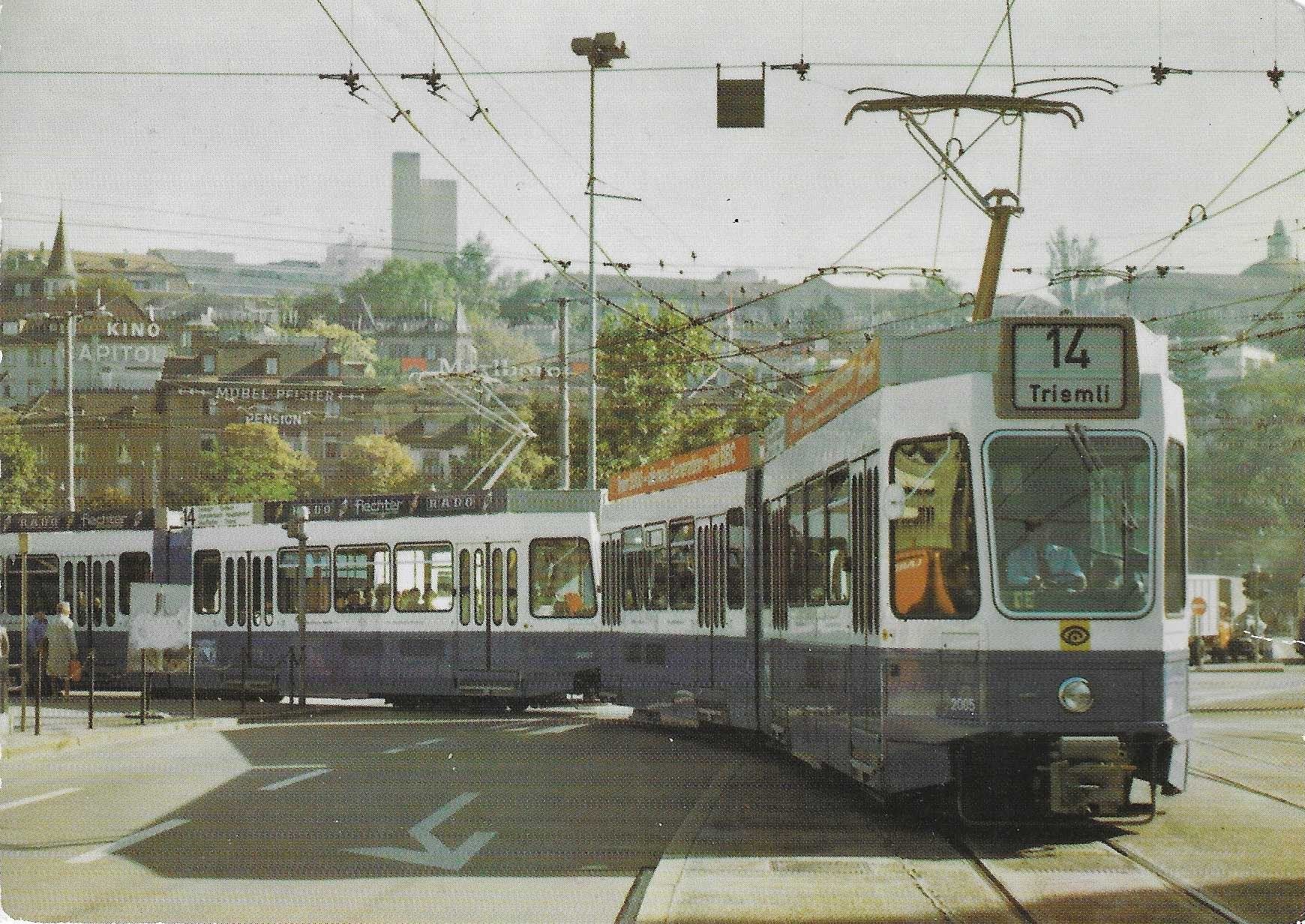 Cartoline postali: "Tram 2000" Zürich – Usato da Rothrist venduto da Stranglehold
