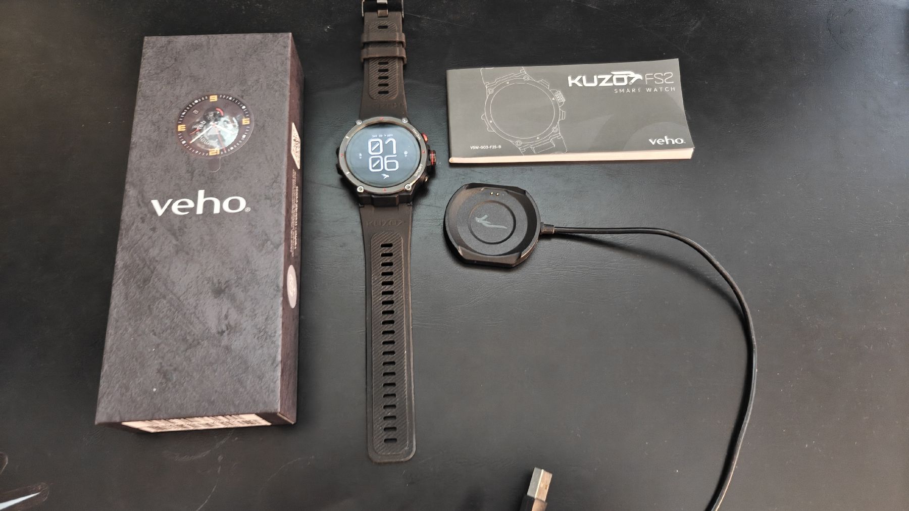 Smartwatch: Veho Kuzo FS2 Smartwatch – Gebraucht aus Wald ZH von wan_zk55