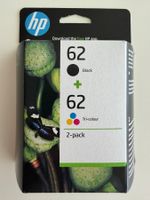 Cartouches d'encre HP 62 noir + tricolore