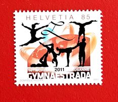 SONDERMARKE GYMNAESTRADA LAUSANNE 1387 2011** POSTFRISCH