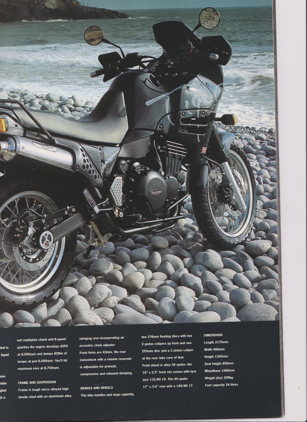 Triumph Documenti: Prospectus moto Triumph - 1994 ? – Usato da Bex venduto da Canouille 2