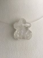 Anhänger Frosch Bergkristall Heilstein