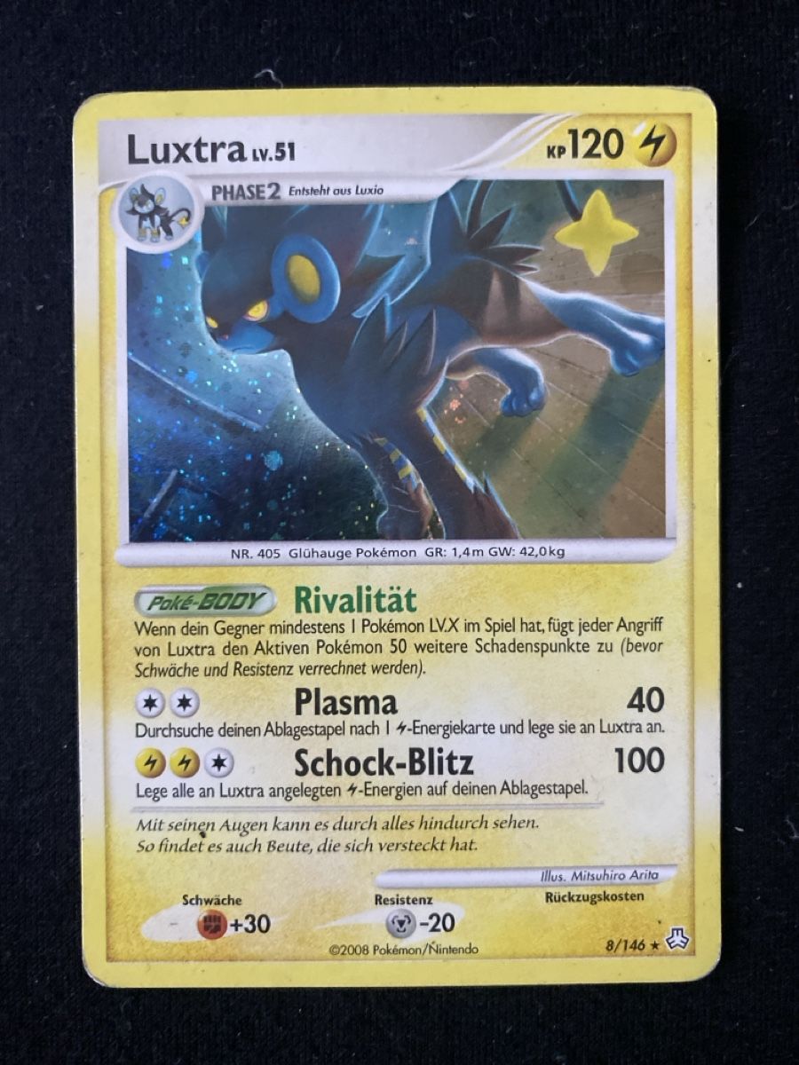 Pokémon Sammelbilder & Trading cards: Pokemon Karte Luxtra Holo – Gebraucht aus Dornach von kil_rc55
