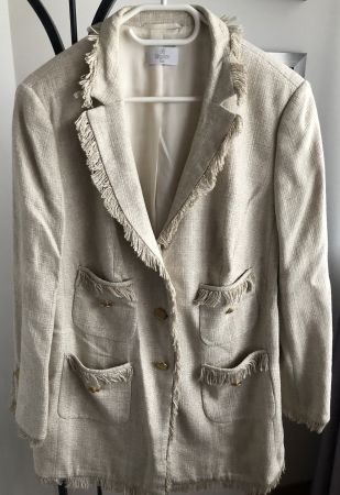 Beige Jacke blazer beige taille 48