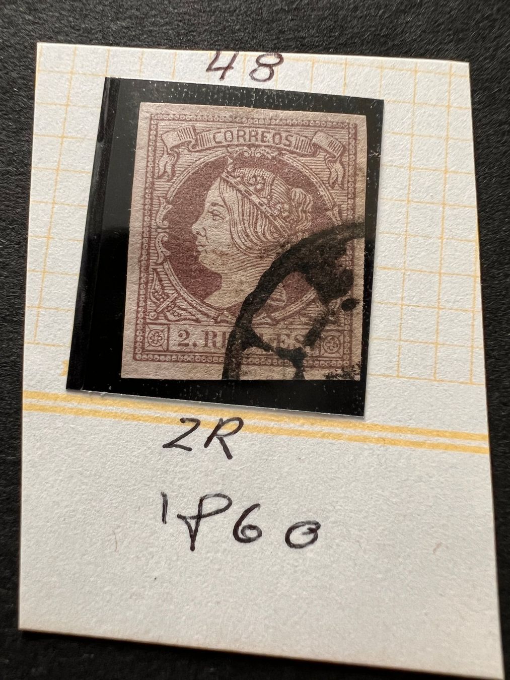 Tous les timbres: Spanien Mi. 48  1860   gest. (2305) – D'occasion à Hinwil par Sidi4