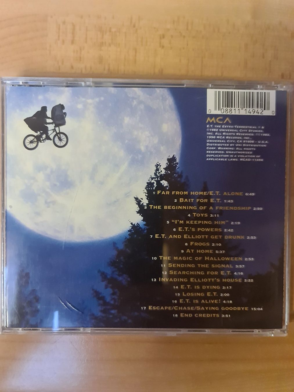 CD: E.T. THE EXTRA-TERRESTRIAL (1982) - JOHN WILLIAMS – Usato da Sils im Domleschg venduto da Mattangs 1