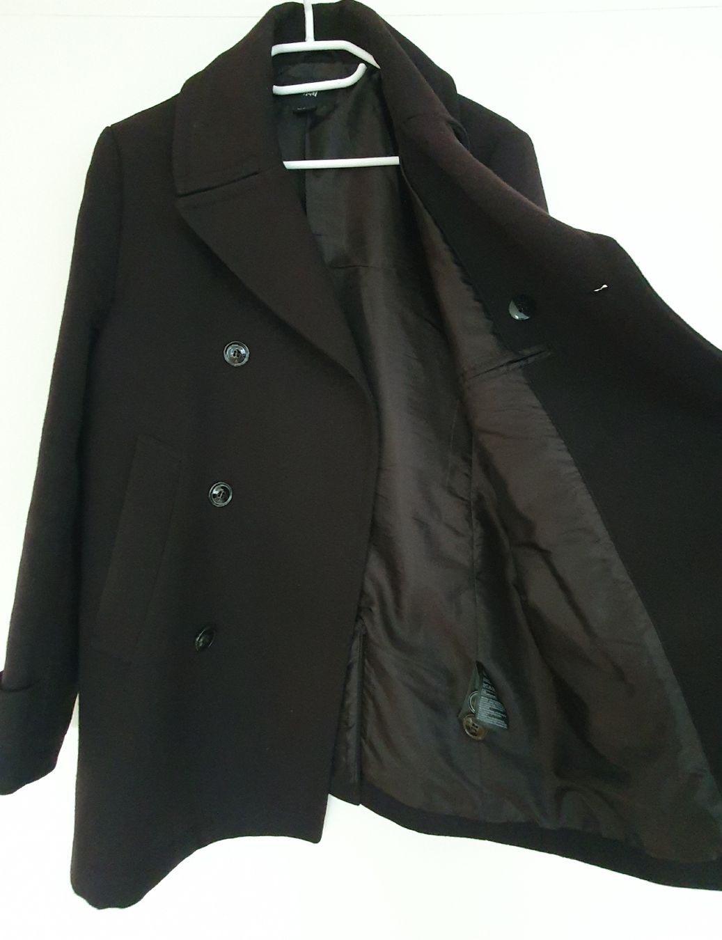 H&M Cappotti: Kurzmantel, Pea Coat, schwarz, Grösse 46 – Nuovo (secondo la descrizione) da Luzern venduto da Alles15stutz 4