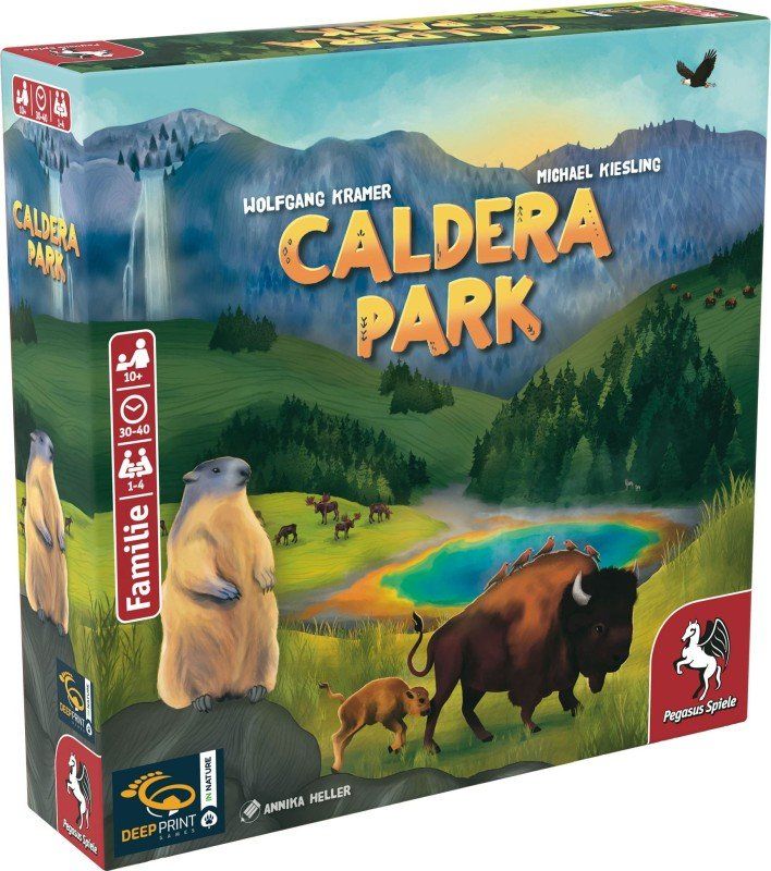 Pegasus Spiele Jeux: Spiel Caldera Park – Neuf avec emballage d'origine à Uster par Ludit