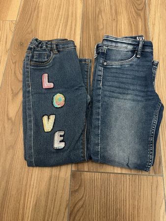 Jeans für Mädchen x2
