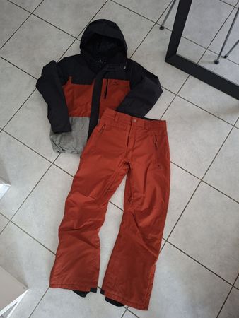 Rip Curl Skianzug orange schwarz Grösse M guter Zustand