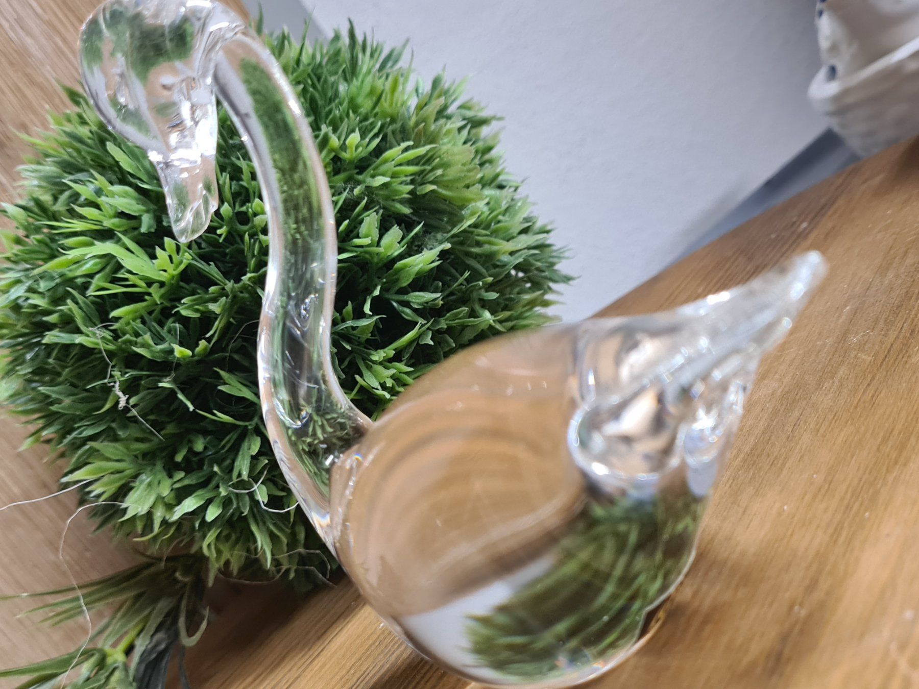 Statuette: Massive Glas Figur SchwanE Eneryda Sweden – Usato da Amriswil venduto da kleindeko 3
