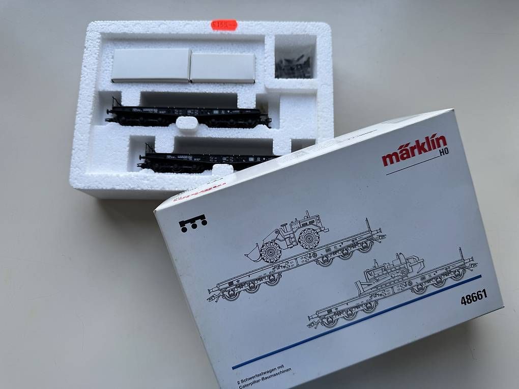 Modellini di ferrovie: Märklin 48661 Schwerlastwagenset – Usato da Adliswil venduto da sus_l8lg