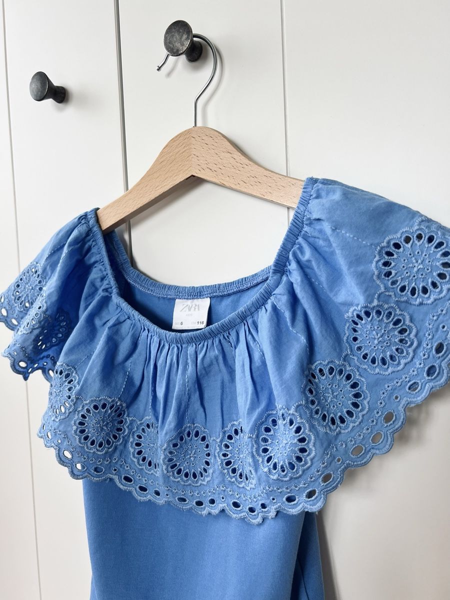 Zara Blusen, T-Shirts & Tops: Zara 110 - 116 Body Top blau – Neu (gemäss Beschreibung) aus Burgdorf von rulan