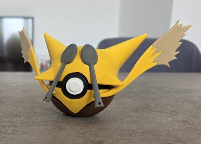 Statuette: Pokeball Alakazam - 3D Printed – Nuovo (secondo la descrizione) da Ligornetto venduto da Nero_Forma_3D