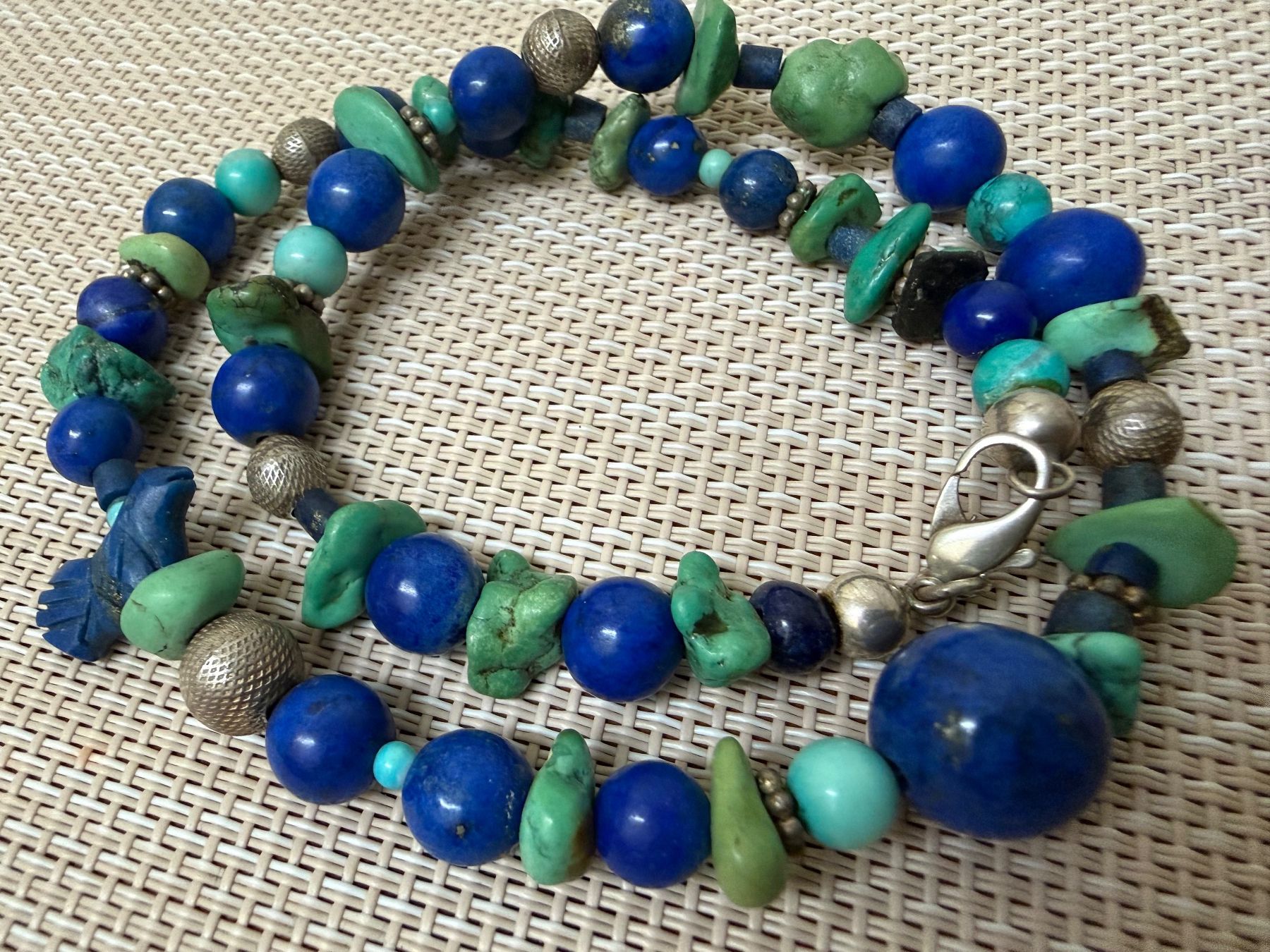 Ketten: Lapislazuli und Türkis Kette – Gebraucht aus Spiegel b. Bern von Rogger72