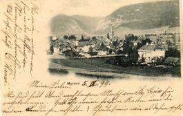 Môtiers   NE   (Val de Travers)         en  1 8 9 9