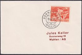 1955, attraktiver Kleinbrief von Gornergrat (Wallis)