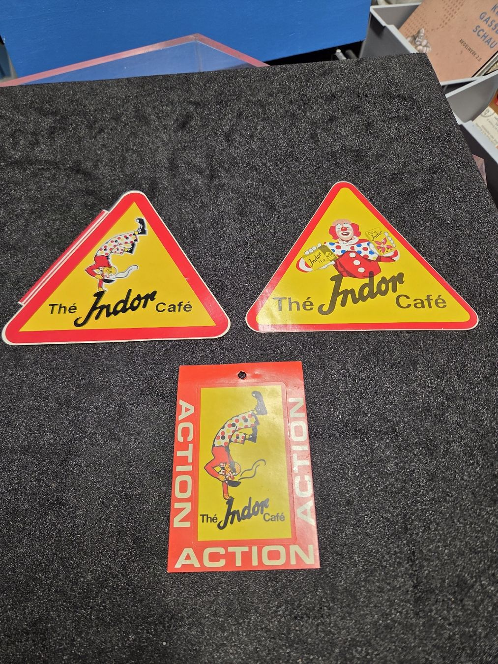 Autocollants: Alte Indor Café Aufkleber  – D'occasion à Wetzikon ZH par AmacherM