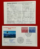 BALLONPOST MEYER VAGABUND STECHELBERG ITALIEN 708 1984 FDC