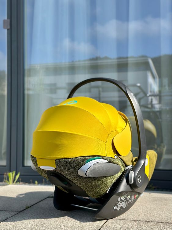 Cybex Sièges auto: Babyschale CYBEX Platinum Cloud T i-Size in Mustard Yellow – D'occasion à Schindellegi par RagnarsRok 3