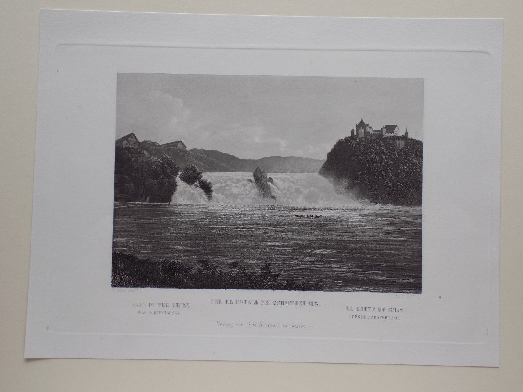 Gravures: Rheinfall Schaffhausen – D'occasion à Risch par Rischli15