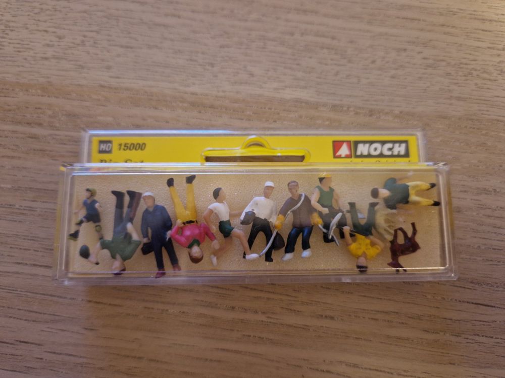 Figurines HO Lausbuben NOCH 15813 - Scène De Garnements Pour Maquette De Train - Peintes à La Main