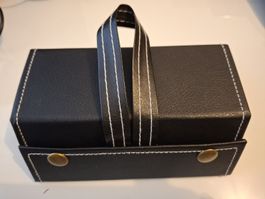 Brillenetui / Schmuckkoffer, neuwertig, praktische Grösse