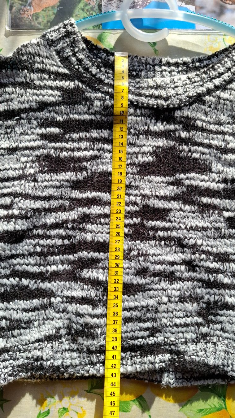 Zebra Maglioni & Felpe: Zebra Strickpullover, Schwarz/Weiss – Usato da Plagne venduto da Reticulum01 2