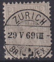 LUXUS Sitzende Helvetia 2Rp.+++++