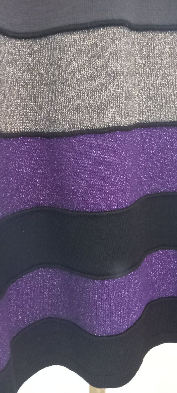 Vestiti: Schulterfreies Strickkleid mit Lurexglanz – Nuovo (secondo la descrizione) da Zwillikon venduto da Leewii 6