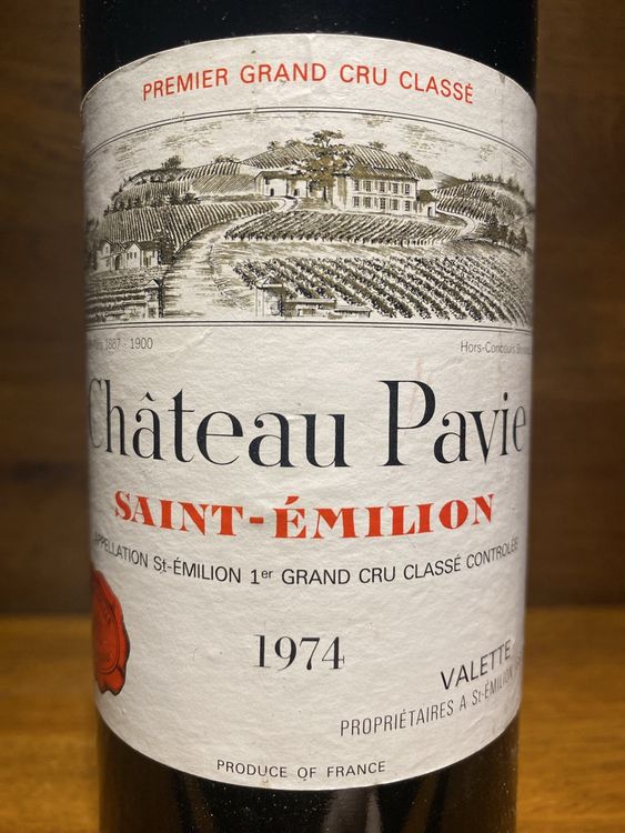 Château Pavie 1974 !, Saint-Émilion 4