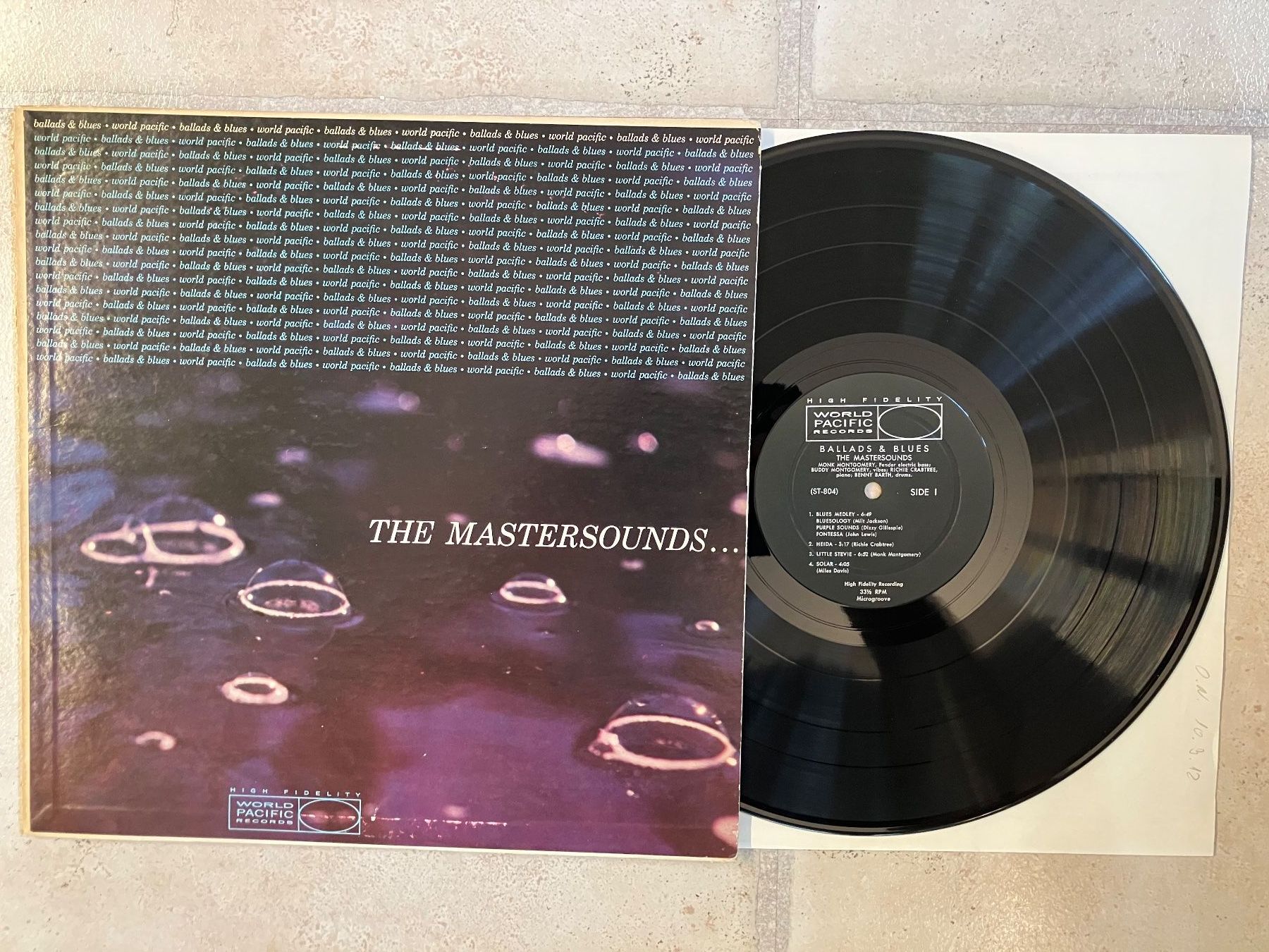 Dischi in vinile: The Mastersounds - Ballads & Blues, LP Jazz – Usato da Widen venduto da DexterGordon