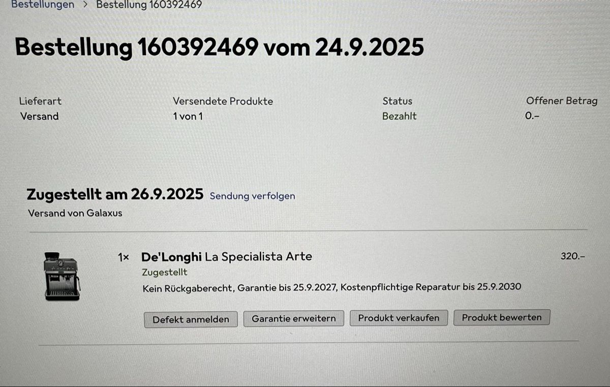 De'Longhi Macchine per caffè & Macchine per espresso: DeLonghi La Specialista Siebträger Espressomaschine Silber – Usato da Holziken venduto da SAS82 4