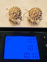 Gold Plated Silver Etruscan Earrings