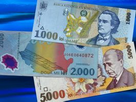 *** Romania - Rumänien - 3 Banknoten Lei UNC