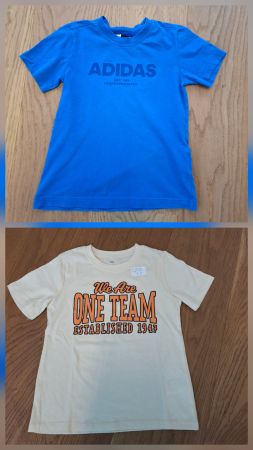 T-Shirt Gr. 110/116 von H&M (neu) und Adidas