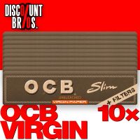 NEU █ 10× OCB VIRGIN Slim + Filter Tips