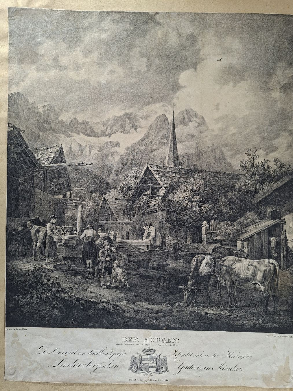 Incisioni: Sehr grosser Stich, Der Morgen.  – Usato da Grindelwald venduto da carro5 1
