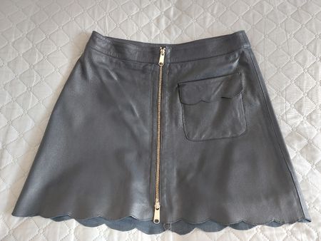 Max&Co Lederrock, Gr. 40, Reissverschluss, Top Zustand!