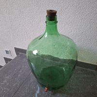Ballonflasche grün für Deko