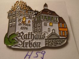 1 Rarität: Rathaus Arbon 26. März 1994 Pin (H59)