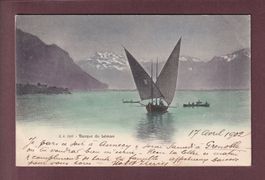 BARQUE DU LEMAN - Dents du Midi - 1902