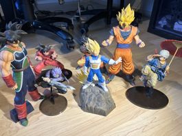 Figurines Dragon Ball Z Goku Vegeta Trunks Bardock lot de 6