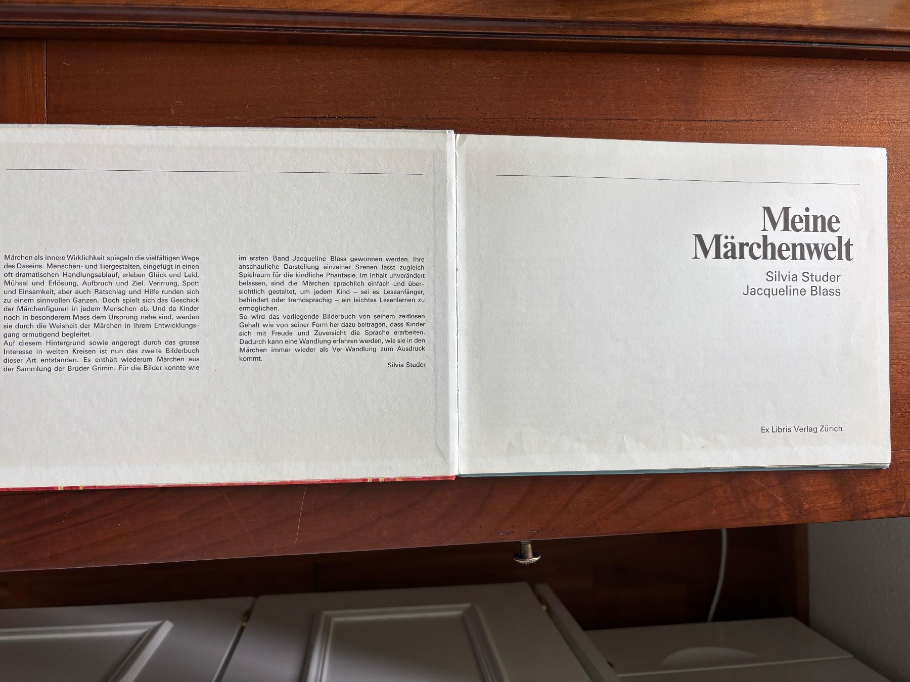 Libri: Meine Märchenwelt Silvia Studer, Blass ex libris 1982 – Usato da THERWIL venduto da Fcbbasel 1