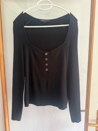 NEU Pullover Maje schwarz, Gr.  0 (XS/S)