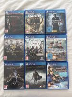 9 jeux vidéo pour console Sony PlayStation 4 complets
