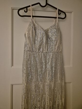 Elegantes Kleid mit Glitzer, festlich, Gr. 36/38 super Zusta